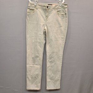 Chico's So Slimming Skinny Jeans Womens 2 Cream